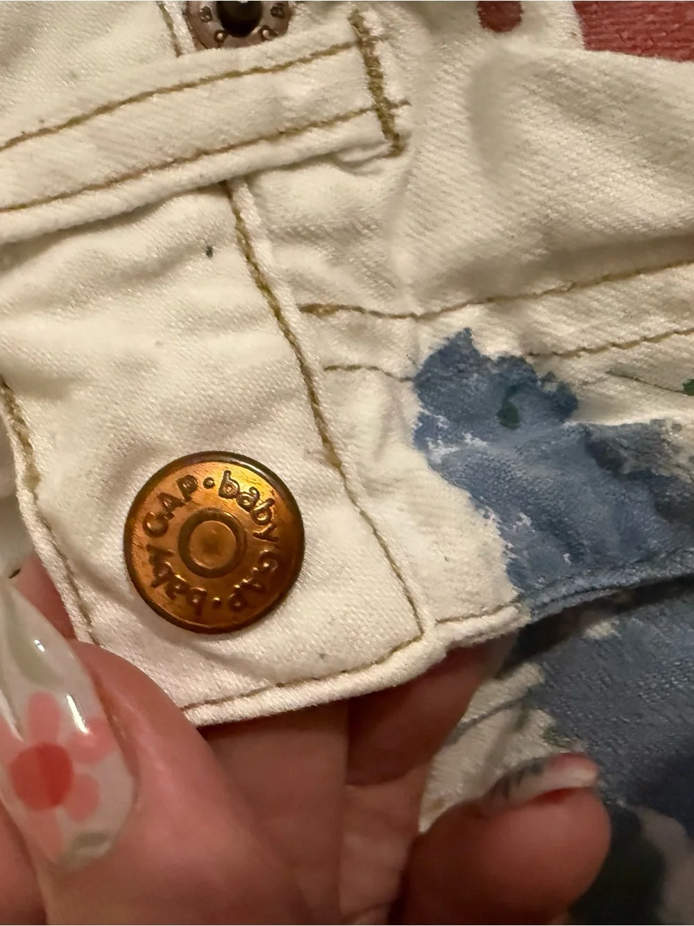 GAP KIDS Paint-Splash Carpenter Pants